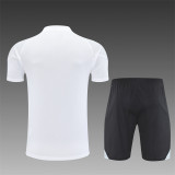 Kids Real Madrid Short Training Suit White 2025/26
