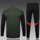 Kids Bayern Munich Jacket + Pants Training Suit Emerald Green 2025/26