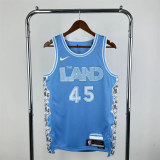 Mens Cleveland Cavaliers Nike Blue 2025 Swingman Jersey - City Edition