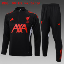 Kids Liverpool Training Suit Black 2025/26