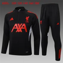 Kids Liverpool Training Suit Black 2025/26