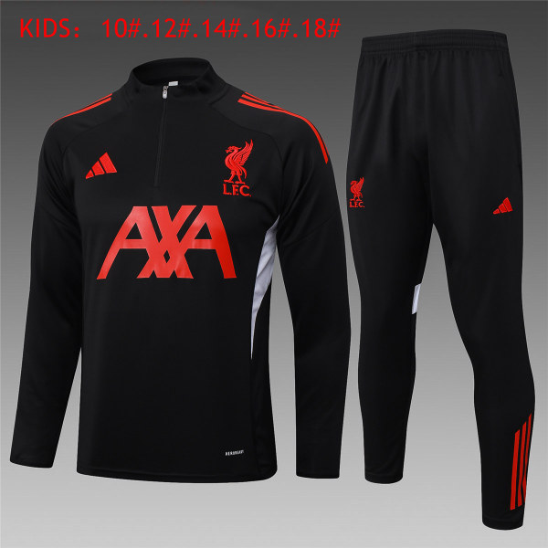 Kids Liverpool Training Suit Black 2025/26