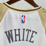Mens Chicago Bulls Nike White 2025 Swingman Jersey - City Edition
