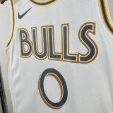 Mens Chicago Bulls Nike White 2025 Swingman Jersey - City Edition