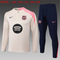 Kids Barcelona Training Suit Apricot 2025/26