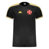 Mens Vasco da Gama Pre-Match Supporter Gold CRVG Black Jersey 2025/26
