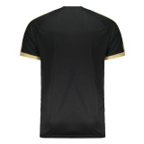 Mens Vasco da Gama Pre-Match Supporter Gold CRVG Black Jersey 2025/26