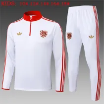Kids Bayern Munich Training Suit 125th Years White 2025/26