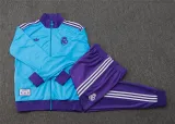 Kids Real Madrid Jacket + Pants Training Suit Blue 2025/26