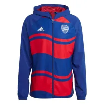 Mens Arsenal  All Weather Windrunner Jacket Blue - Red 2025/26