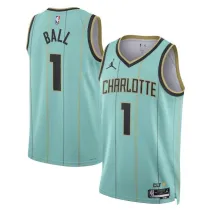 Mens Charlotte Hornets Jordan Brand Teal 2025 Swingman Jersey - City Edition
