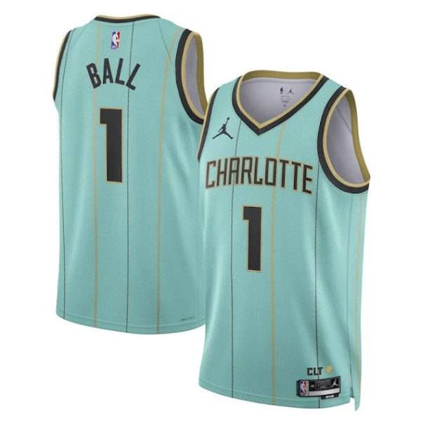 Mens Charlotte Hornets Jordan Brand Teal 2025 Swingman Jersey - City Edition