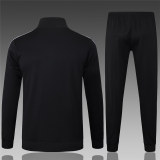 Kids Manchester United Jacket + Pants Training Suit Black 2025/26