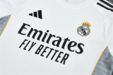 Mens Real Madrid Short Training Suit White 2025/26
