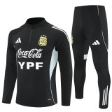 Mens Argentina Training Suit Black 2025
