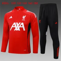 Kids Liverpool Training Suit Red 2025/26