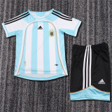 Kids Retro Argentina Home Jersey 2006/07