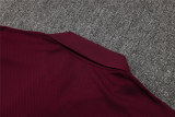 Mens Ajax Polo Shirt Burgundy 2025/26