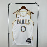 Mens Chicago Bulls Nike White 2025 Swingman Jersey - City Edition