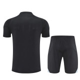 Mens Real Madrid Short Training Suit Black 2025/26