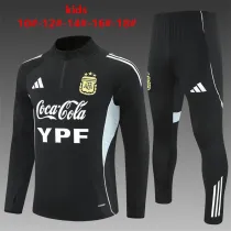 Kids Argentina Training Suit Black 2025