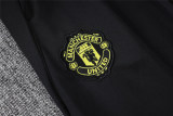 Mens Manchester United Jacket + Pants Training Suit Black II 2025/26