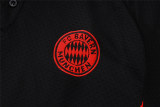 Mens Bayern Munich Polo Shirt Black 2025/26