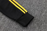 Mens Real Madrid Jacket + Pants Training Suit Black 2025/26