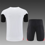 Kids Manchester United Short Training Suit White II 2025/26