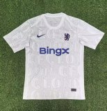 Mens Chelsea Short Training Jersey White 2025/26