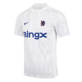 Mens Chelsea Short Training Jersey White 2025/26