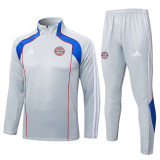 Mens Bayern Munich Training Suit Light Grey 2025/26