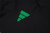 Mens Arsenal Polo Shirt Black 2025/26