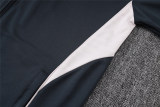 Mens Real Madrid Jacket + Pants Training Suit Dark Grey 2025/26