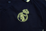 Mens Real Madrid Polo Shirt Royal 2025/26