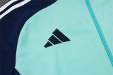 Mens Arsenal Jacket + Pants Training Suit Aqua 2025/26
