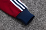 Mens Arsenal Jacket + Pants Training Suit Burgundy 2025/26