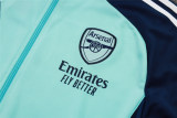 Mens Arsenal Jacket + Pants Training Suit Aqua 2025/26