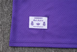 Mens Real Madrid Polo Shirt Purple 2025/26