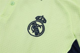 Mens Real Madrid Polo Shirt Light Green 2025/26