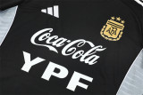 Mens Argentina Short Training Suit Black 2025