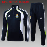 Kids Real Madrid Training Suit Royal - White 2025/26
