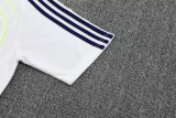 Mens Real Madrid Short Training Suit White 2025/26