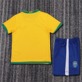 Kids Retro Brazil Home Jersey 2006