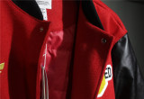 Mens Manchester United adidas Originals Varsity Jacket Red 2025