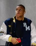 Mens Real Madrid adidas Originals Varsity Jacket Navy 2025