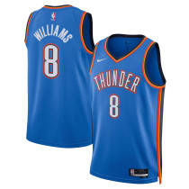 Mens Oklahoma City Thunder Nike Blue 2025 Swingman Jersey - Icon Edition
