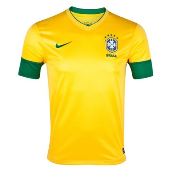Mens Brazil Retro Home Jersey 2012