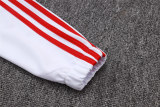 Mens Bayern Munich Jacket + Pants Training Suit White 2025/26