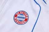 Mens Bayern Munich Jacket + Pants Training Suit White 2025/26